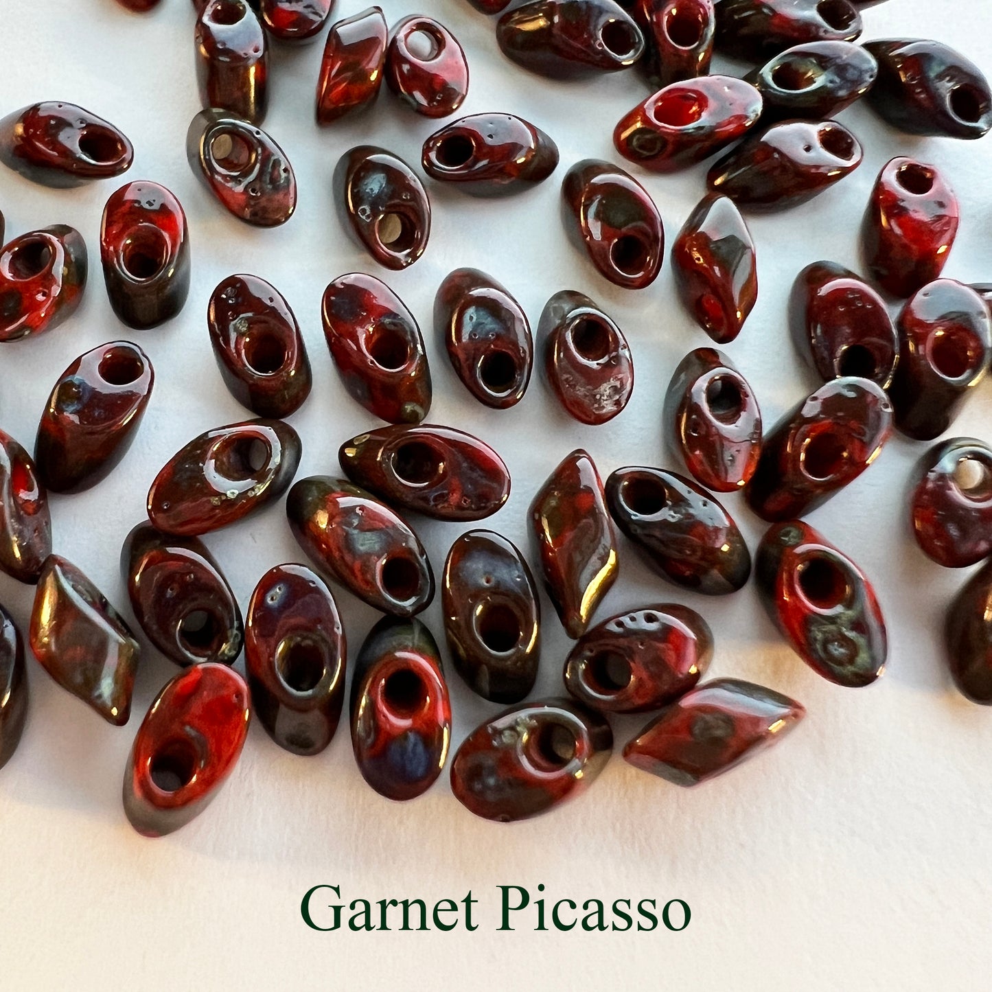 Miyuki Long Magatama Beads 4 x 7mm 18 grams
