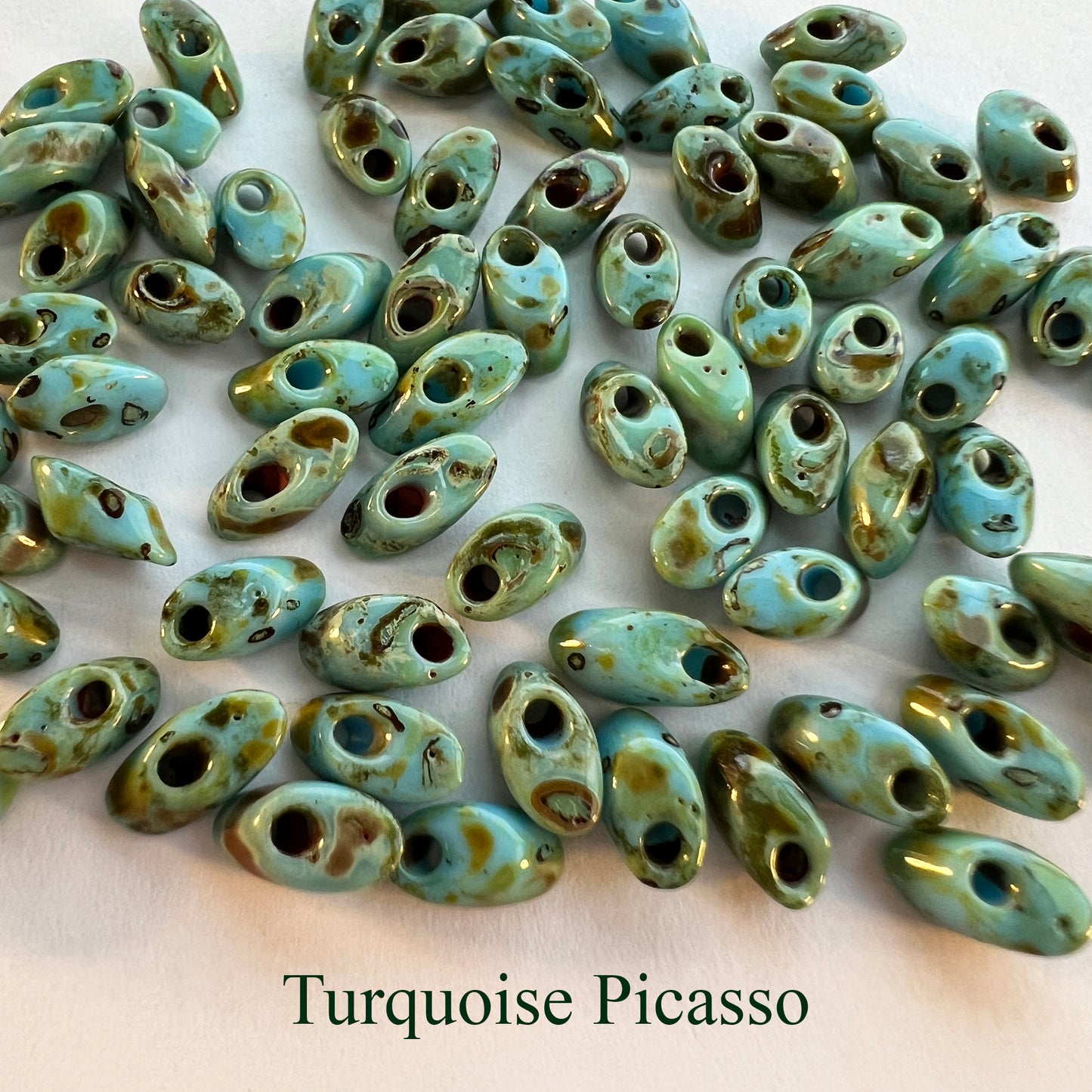 Miyuki Long Magatama Beads 4 x 7mm 18 grams