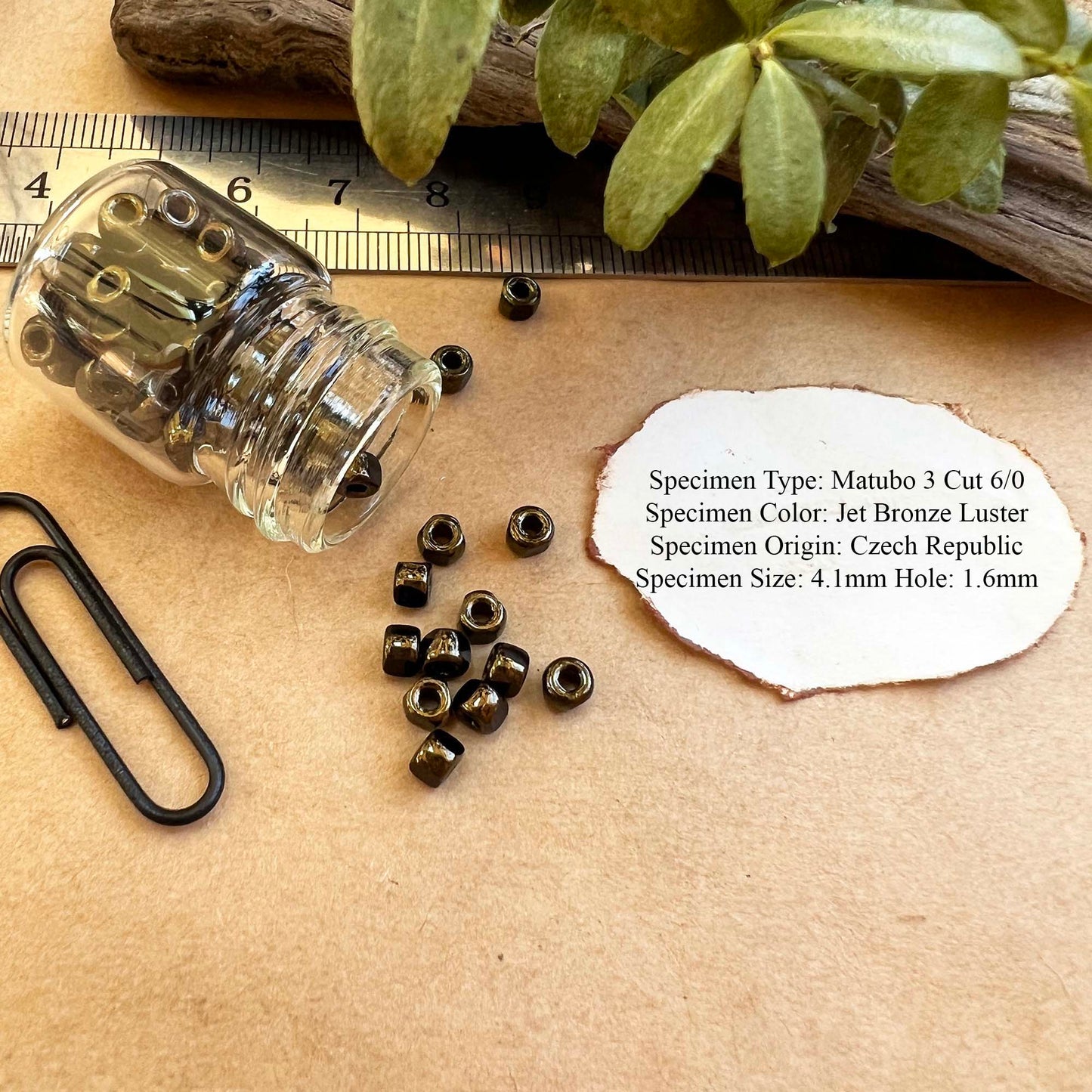 Matubo 3 Cut Beads 6/0 Packages 10 grams