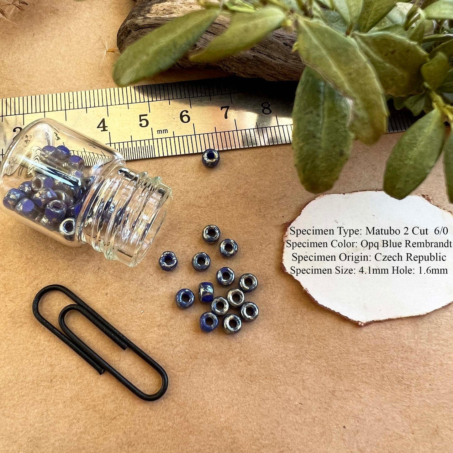 Matubo 3 Cut Beads 6/0 Packages 10 grams