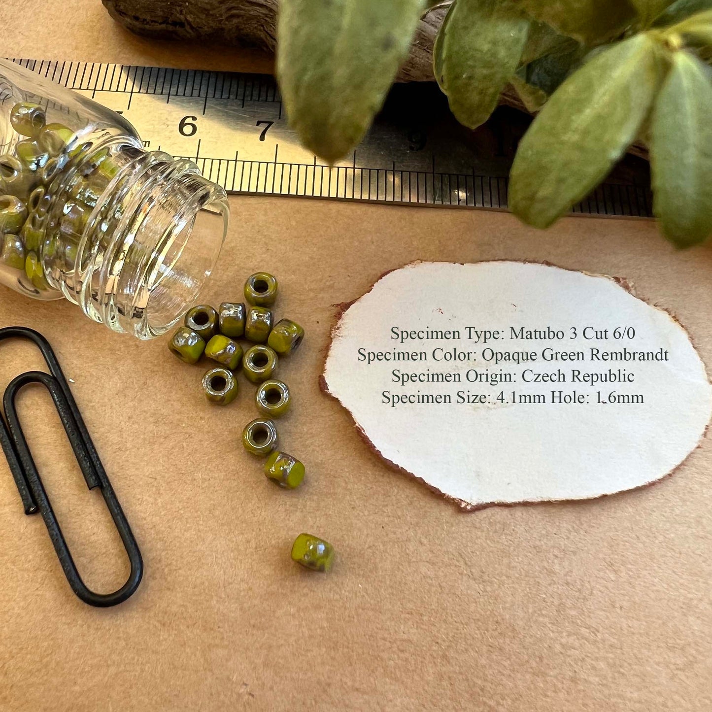 Matubo 3 Cut Beads 6/0 Packages 10 grams