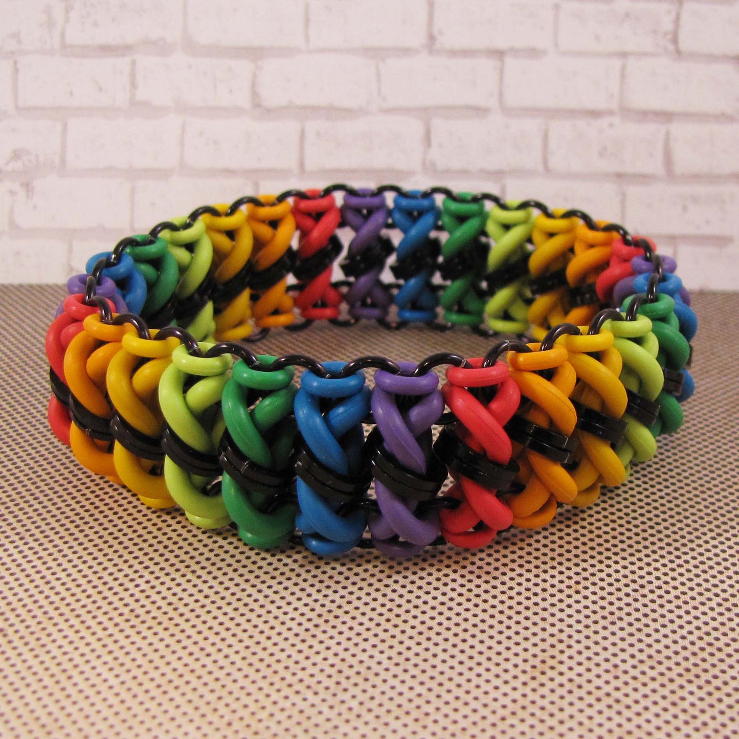 15mm Rubber O-Rings Rainbow Hand Picked Mix (ID: 10mm) 6 Color Rainbow Mix