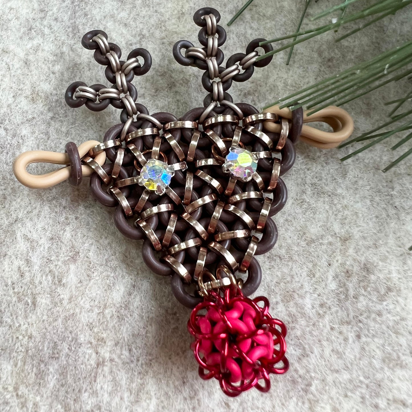 Rudolph Sparkle Pendant/Ornament Kit & Video Class