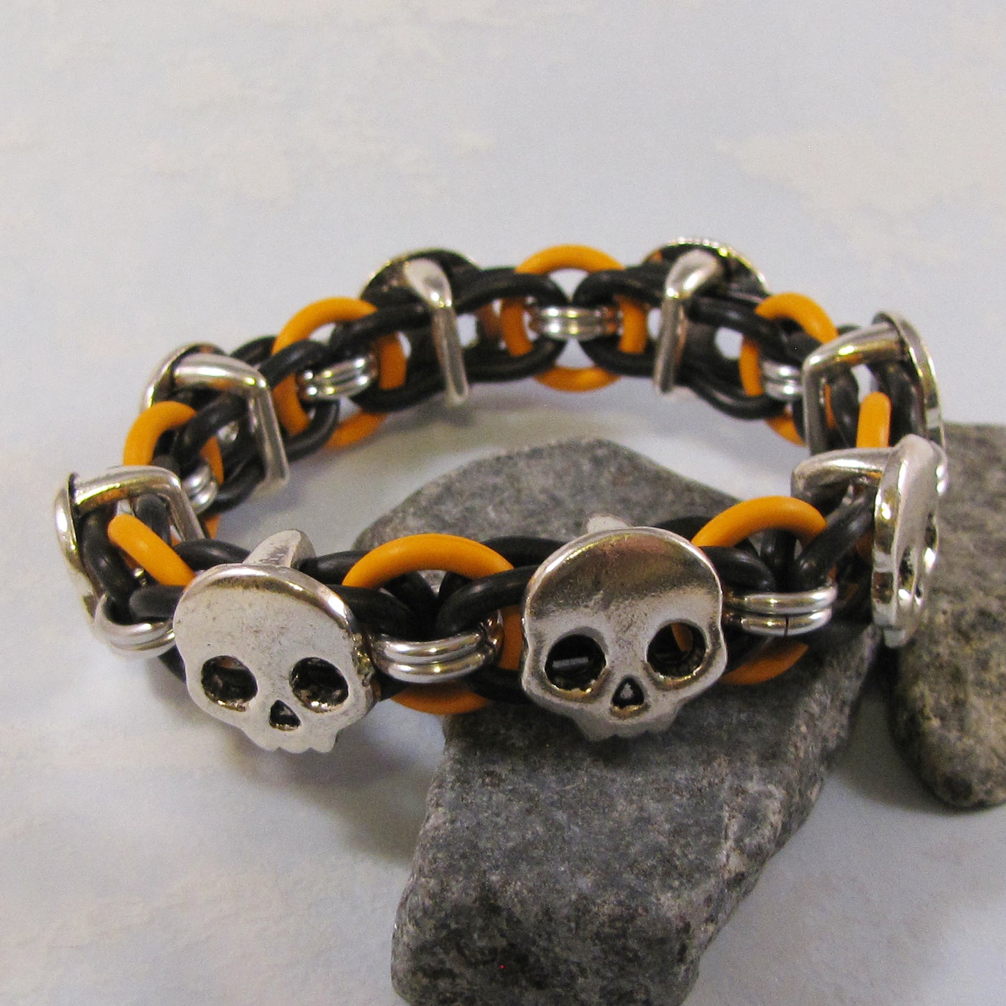 Helm Weave Halloween Skull Bracelet Kit with FREE video