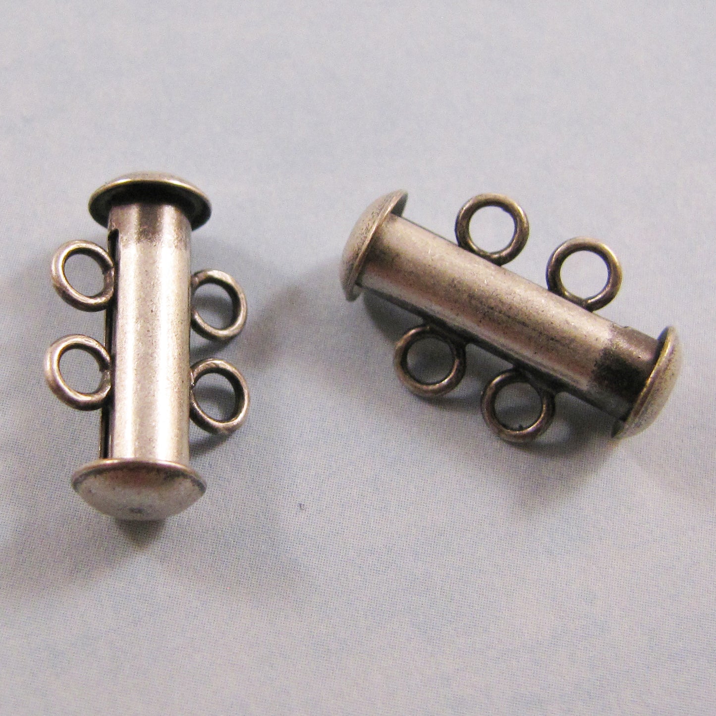 Slide Clasp 2-Hole - (package of 2) - choose color