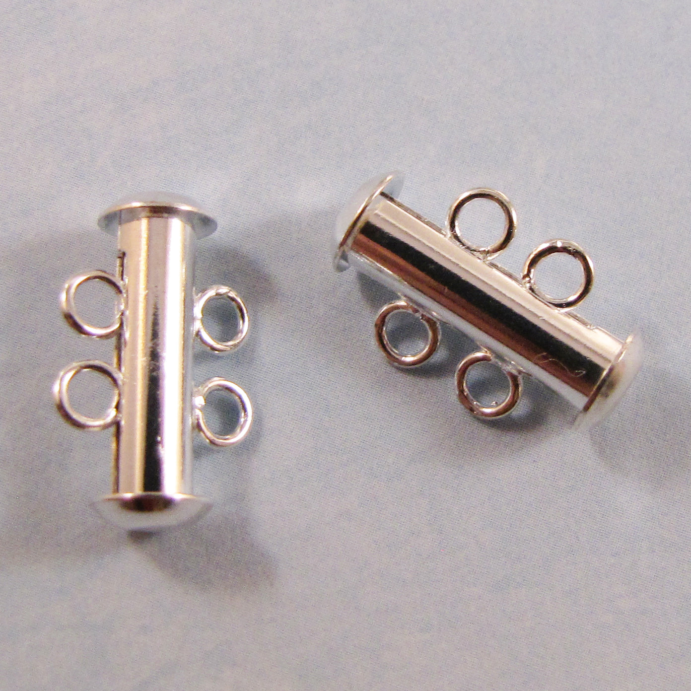 Slide Clasp 2-Hole - (package of 2) - choose color