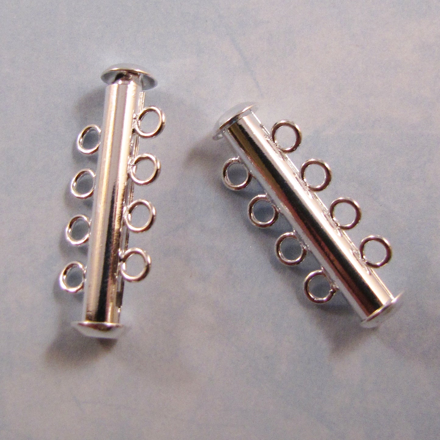 Slide Clasp 4-Hole - 1 piece - Choose Color