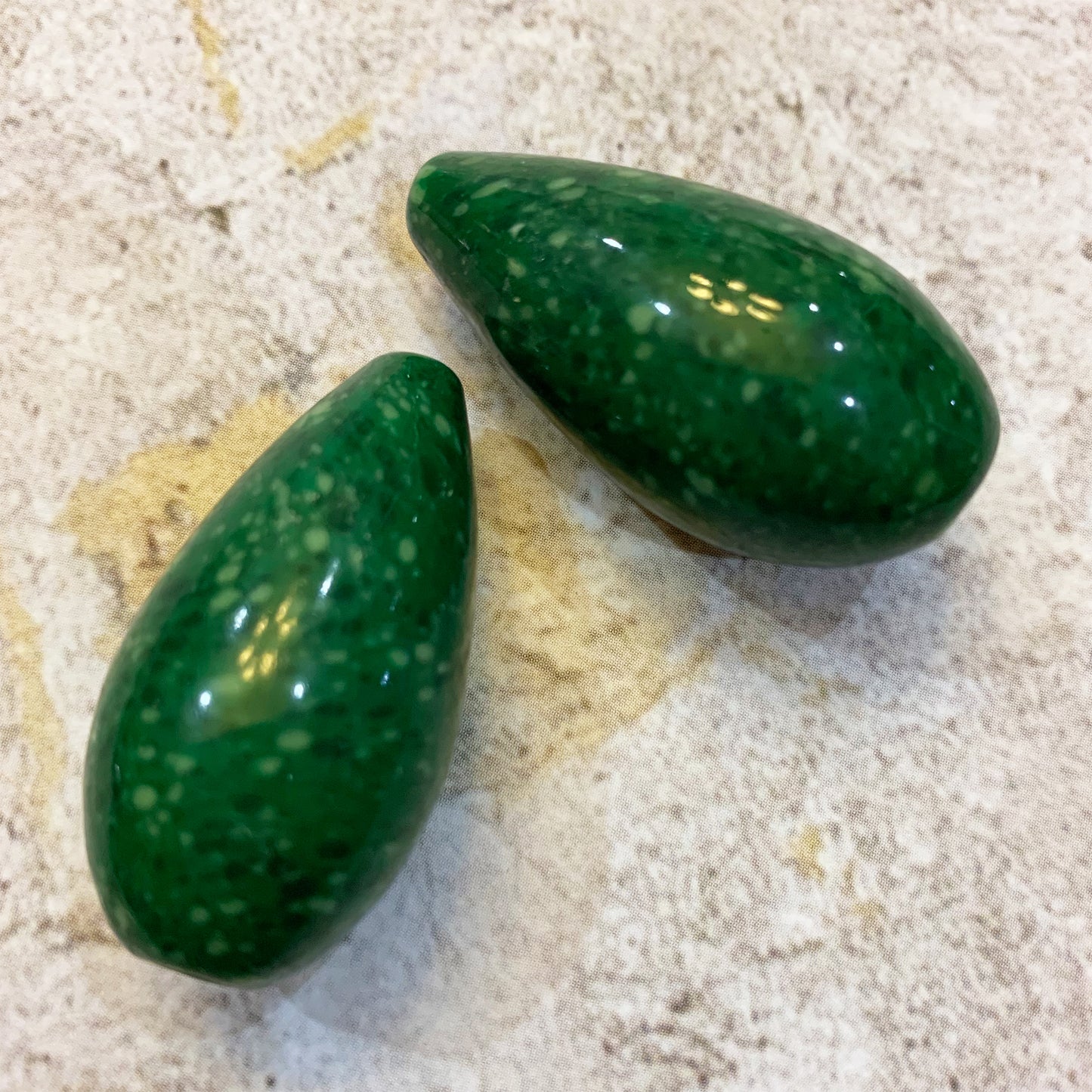 Large Vintage Glass Drops (Pkg of 2)
