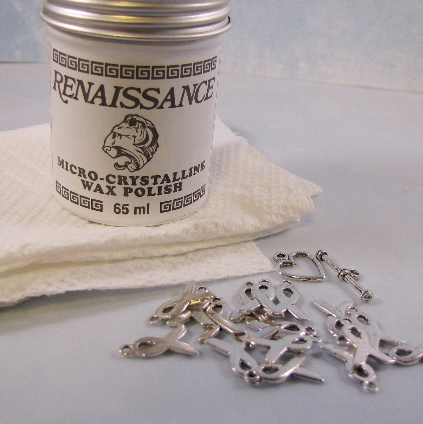 Renaissance Micro-Crystalline Wax Polish (avoid tarnishing)