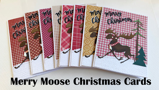 Merry Moose Christmas Cards