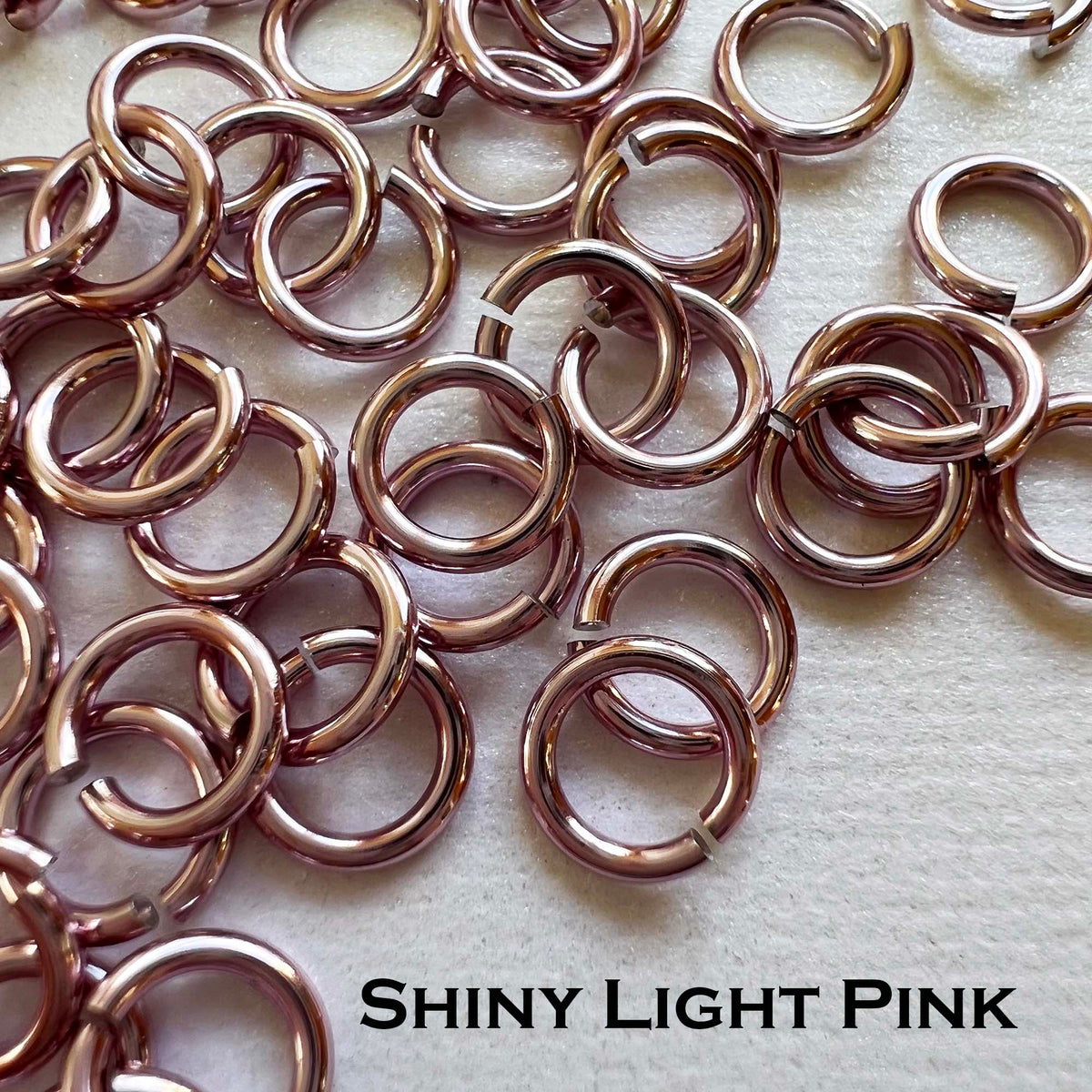 Jump Rings AA SHINY 18G 3/16" (SWG) ID: 5mm - choose color & quantity