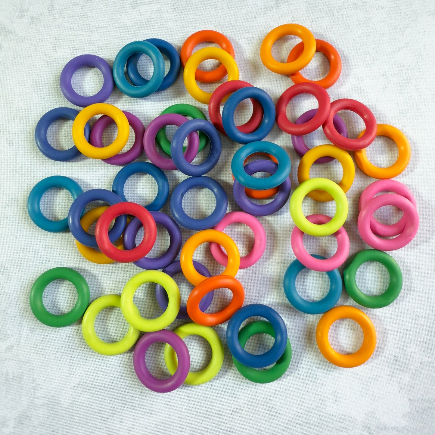 10mm EPDM Rubber O-Rings (ID: 6mm) - Hand Picked 12 Color Rainbow (4 of each color) - choose mix