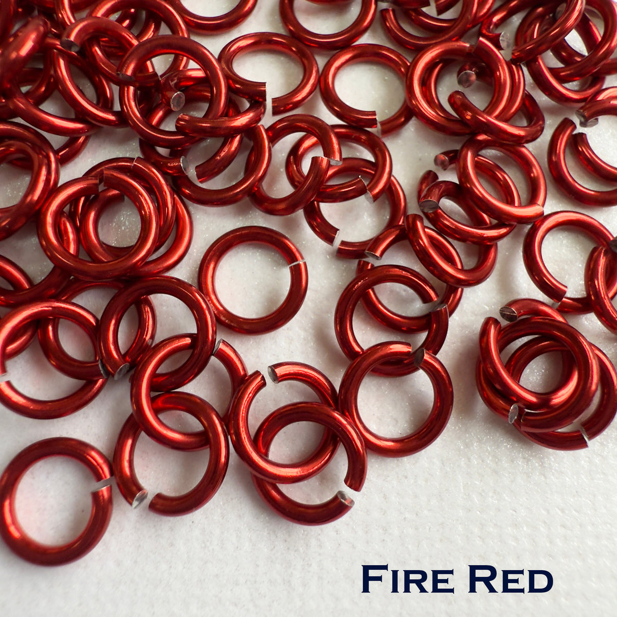 Jump Rings AA SHINY 18G 3/16" (SWG) ID: 5mm - choose color & quantity