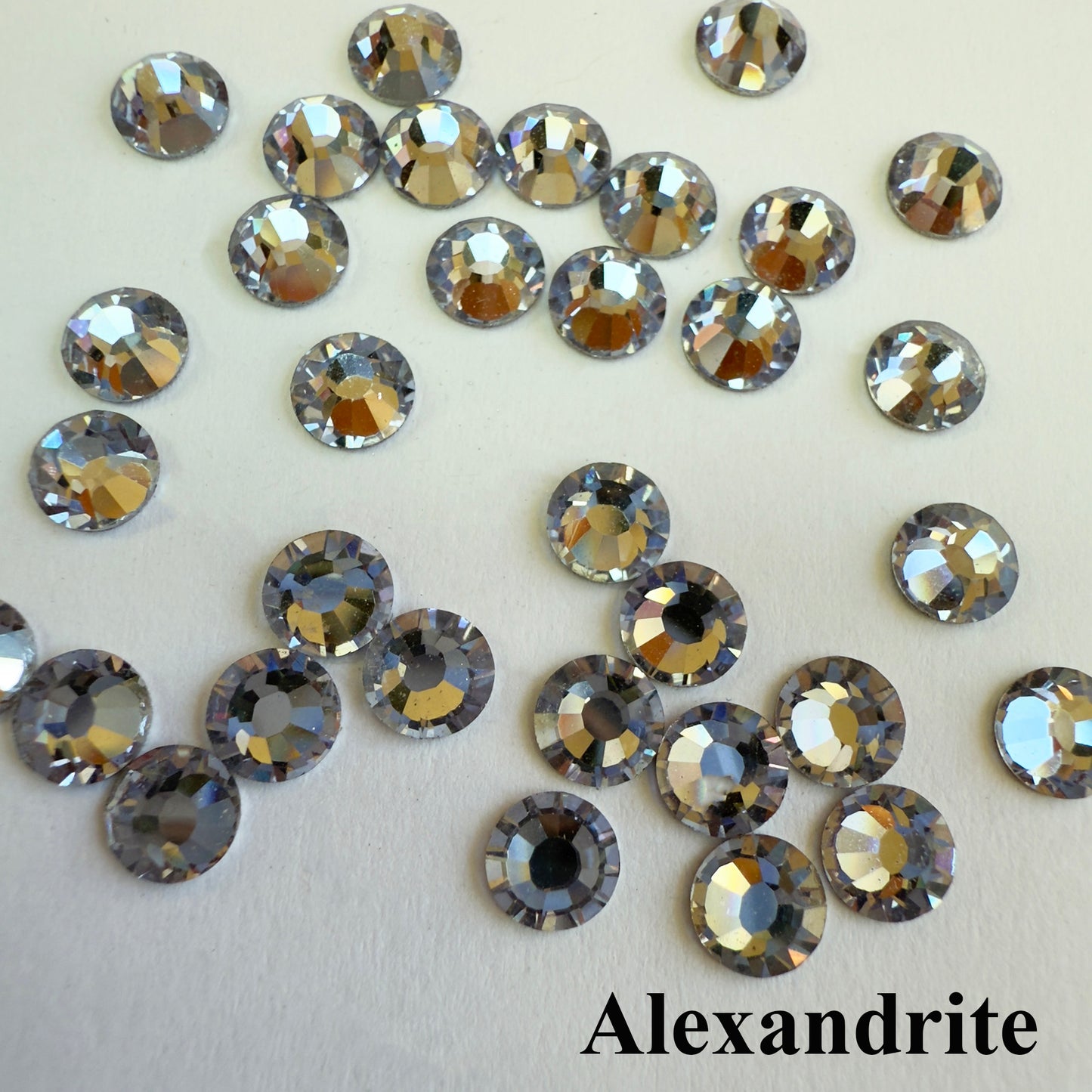 Set your own Preciosa Rose Montees Non AB Colors 16ss (3.8-4mm) - Pkg of 25 settings + 25 flat back Preciosa Rhinestones