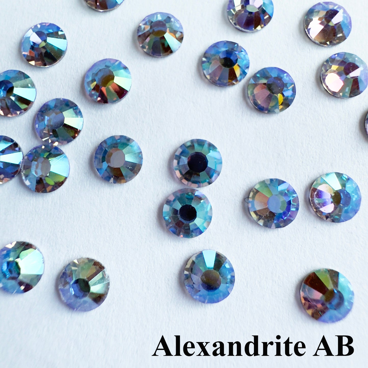 Set your own Preciosa Rose Montees AB Colors 16ss (3.8-4mm) - Pkg of 25 settings + 25 flat back Preciosa Rhinestones