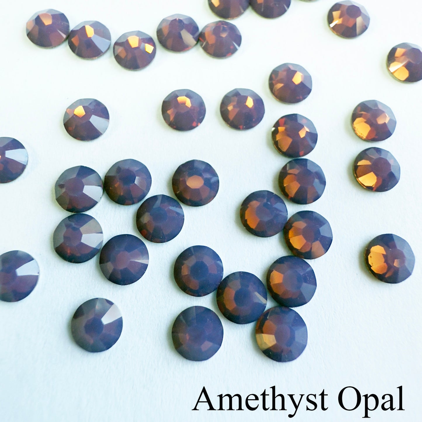 Set your own Preciosa Rose Montees Non AB Colors 16ss (3.8-4mm) - Pkg of 25 settings + 25 flat back Preciosa Rhinestones