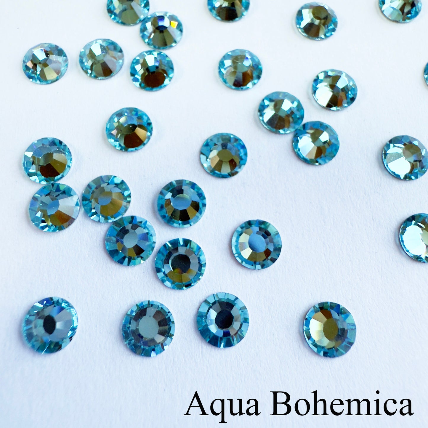 Set your own Preciosa Rose Montees Non AB Colors 16ss (3.8-4mm) - Pkg of 25 settings + 25 flat back Preciosa Rhinestones