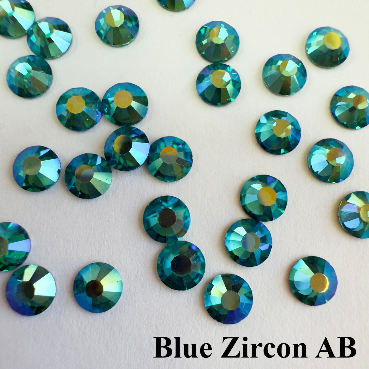 Set your own Preciosa Rose Montees AB Colors 16ss (3.8-4mm) - Pkg of 25 settings + 25 flat back Preciosa Rhinestones