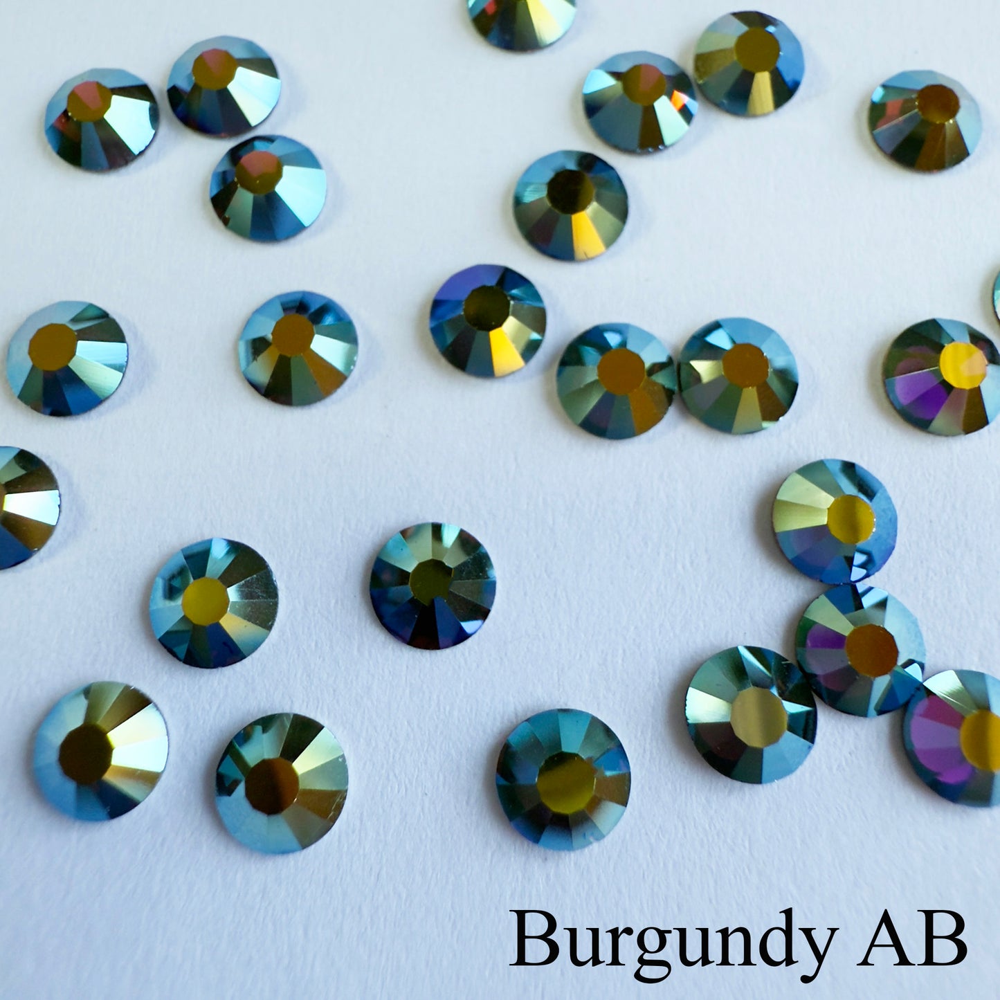 Set your own Preciosa Rose Montees AB Colors 16ss (3.8-4mm) - Pkg of 25 settings + 25 flat back Preciosa Rhinestones