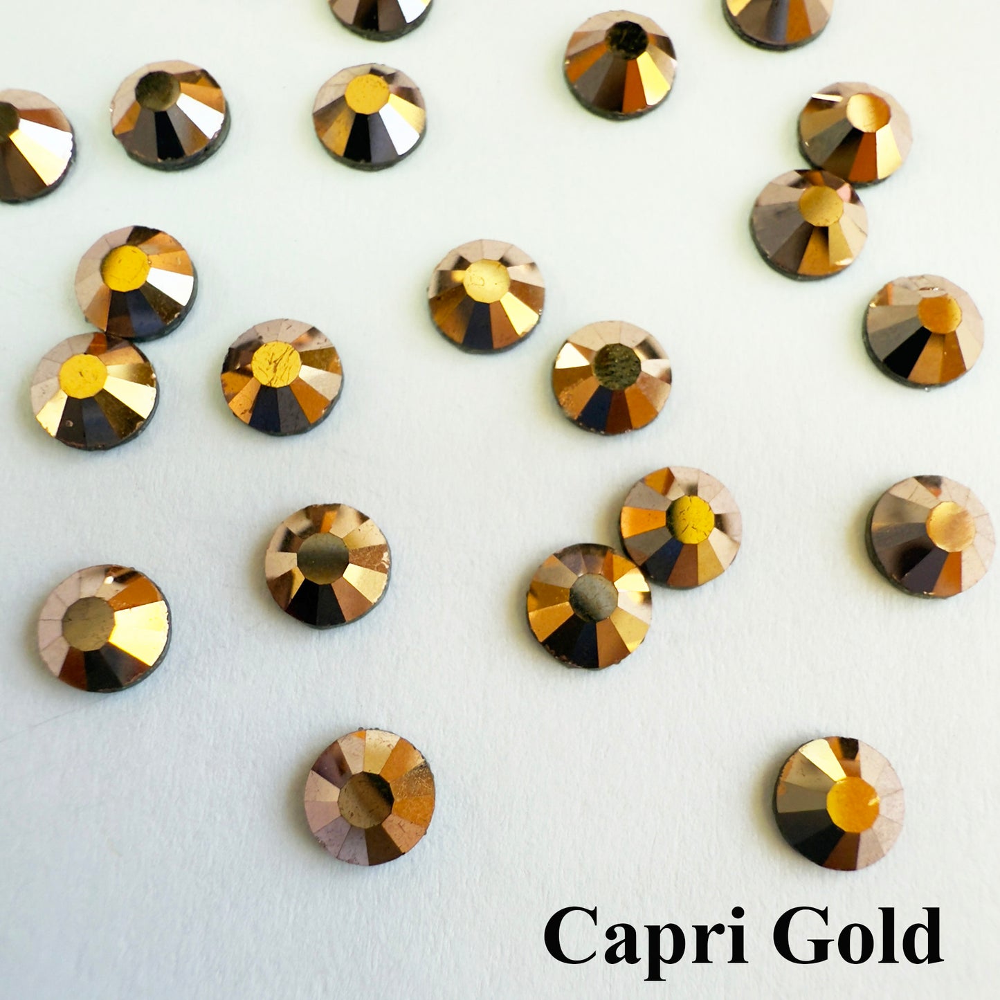 Set your own Preciosa Rose Montees Non AB Colors 16ss (3.8-4mm) - Pkg of 25 settings + 25 flat back Preciosa Rhinestones