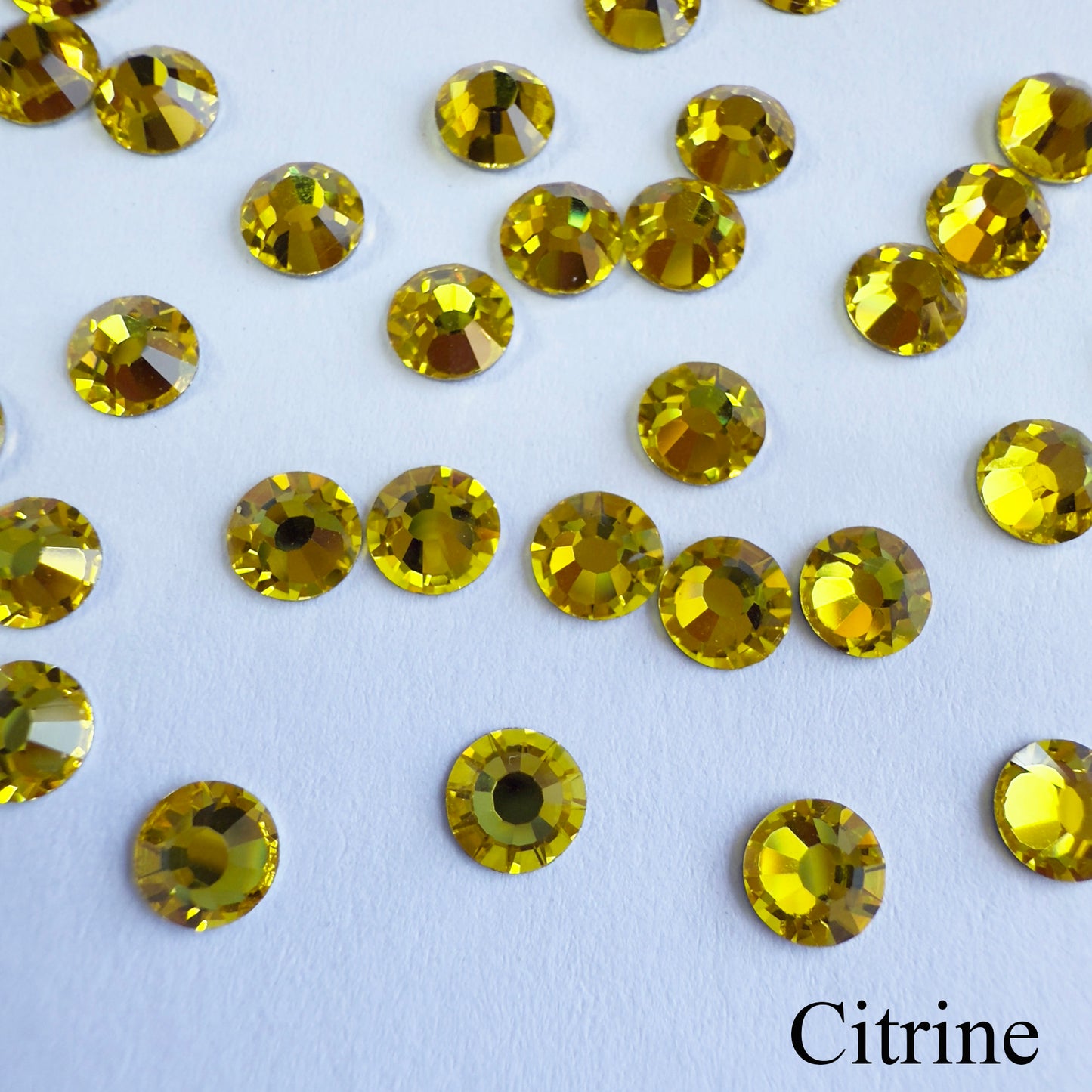 Set your own Preciosa Rose Montees Non AB Colors 16ss (3.8-4mm) - Pkg of 25 settings + 25 flat back Preciosa Rhinestones