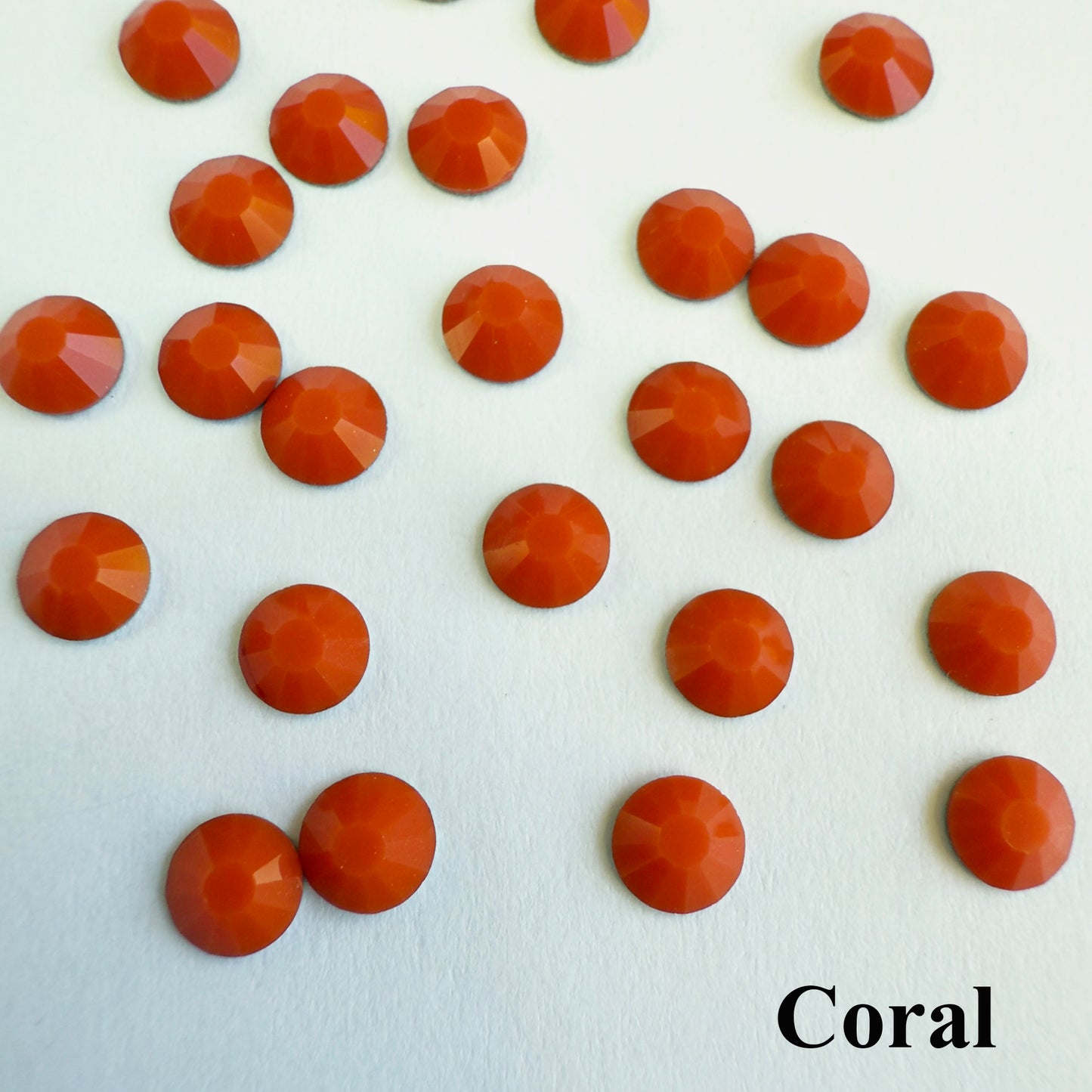 Set your own Preciosa Rose Montees Non AB Colors 16ss (3.8-4mm) - Pkg of 25 settings + 25 flat back Preciosa Rhinestones