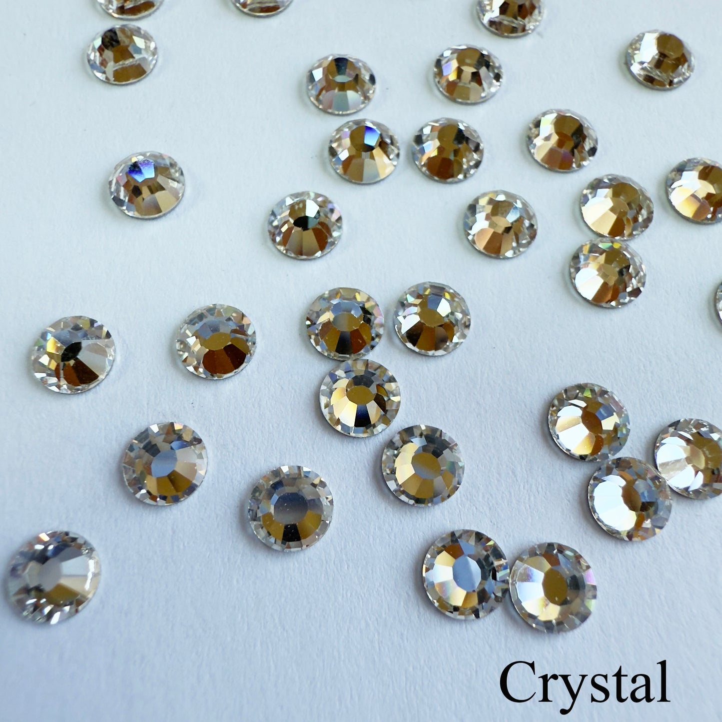 Set your own Preciosa Rose Montees Non AB Colors 16ss (3.8-4mm) - Pkg of 25 settings + 25 flat back Preciosa Rhinestones