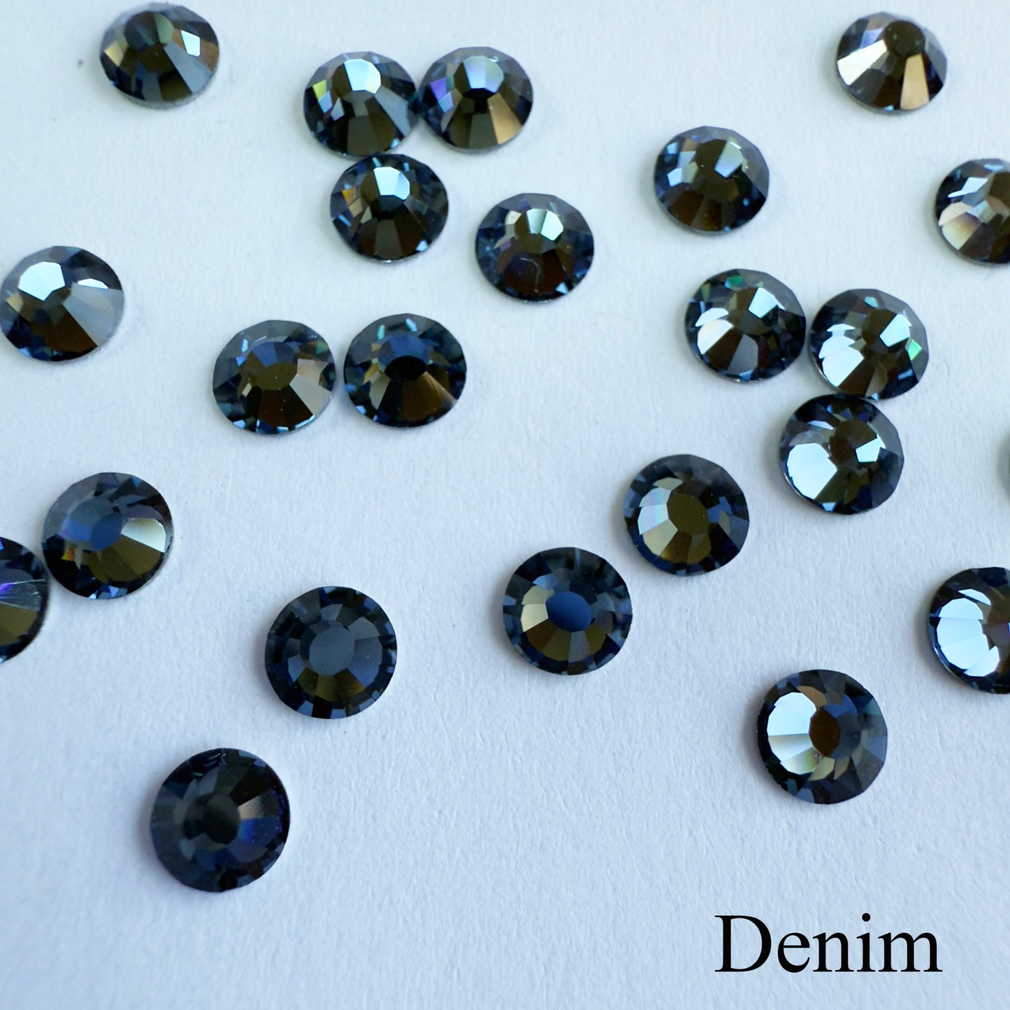 Set your own Preciosa Rose Montees Non AB Colors 16ss (3.8-4mm) - Pkg of 25 settings + 25 flat back Preciosa Rhinestones