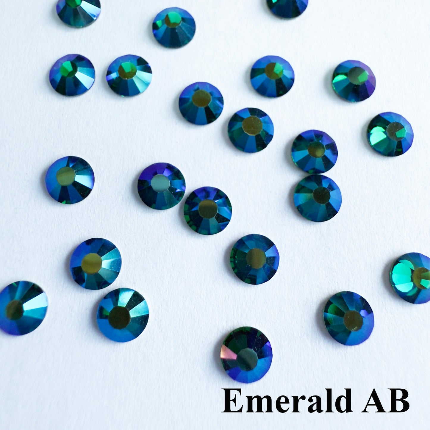 Set your own Preciosa Rose Montees AB Colors 16ss (3.8-4mm) - Pkg of 25 settings + 25 flat back Preciosa Rhinestones