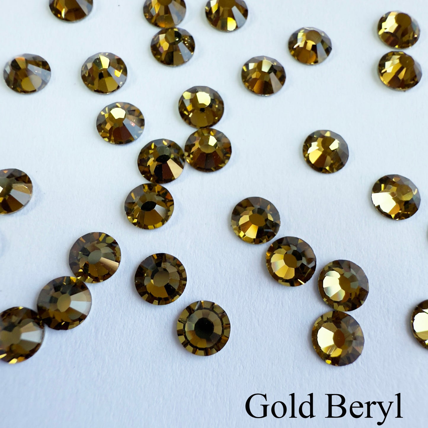 Set your own Preciosa Rose Montees Non AB Colors 16ss (3.8-4mm) - Pkg of 25 settings + 25 flat back Preciosa Rhinestones