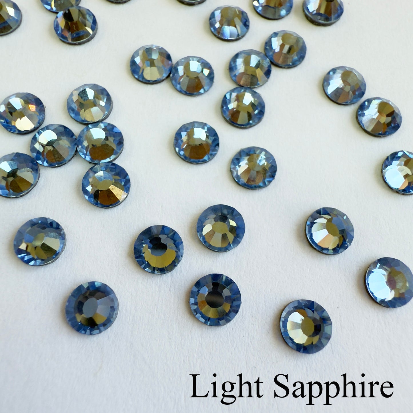 Set your own Preciosa Rose Montees Non AB Colors 16ss (3.8-4mm) - Pkg of 25 settings + 25 flat back Preciosa Rhinestones