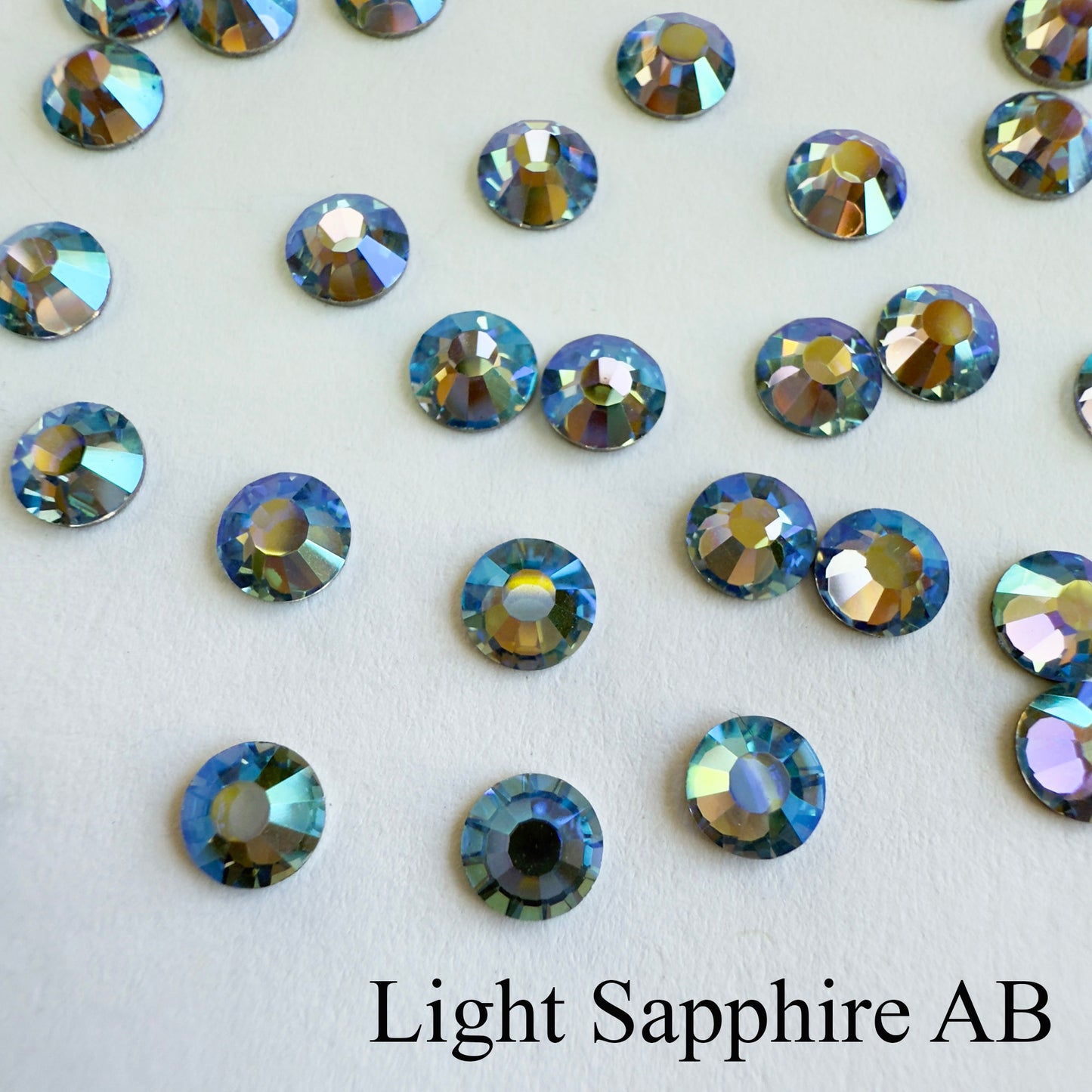 Set your own Preciosa Rose Montees AB Colors 16ss (3.8-4mm) - Pkg of 25 settings + 25 flat back Preciosa Rhinestones