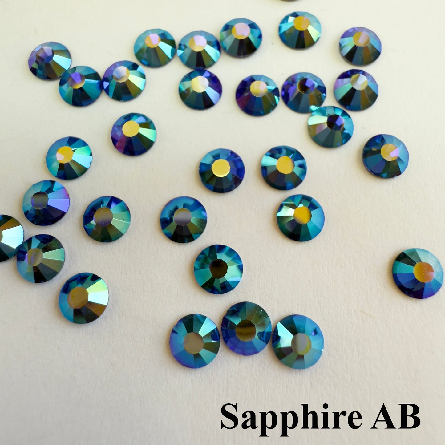 Set your own Preciosa Rose Montees AB Colors 16ss (3.8-4mm) - Pkg of 25 settings + 25 flat back Preciosa Rhinestones