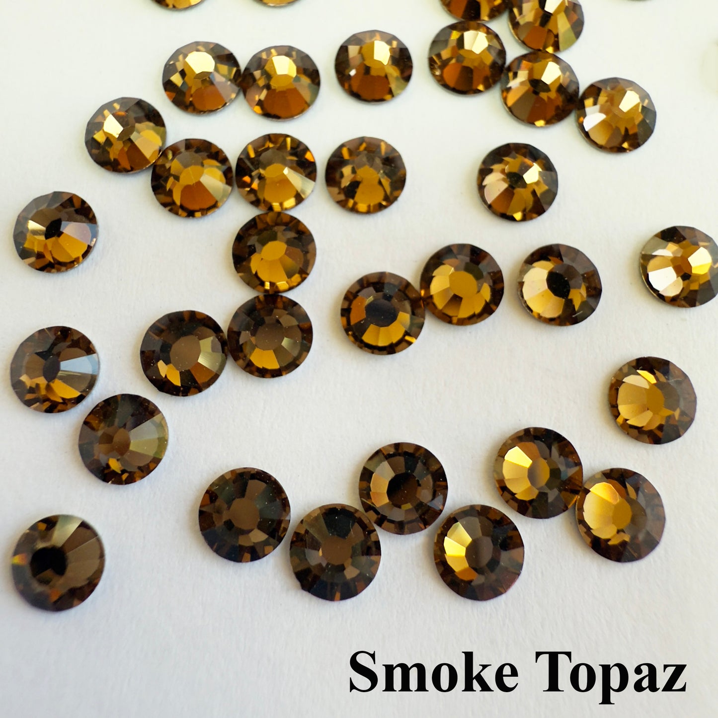 Set your own Preciosa Rose Montees Non AB Colors 16ss (3.8-4mm) - Pkg of 25 settings + 25 flat back Preciosa Rhinestones