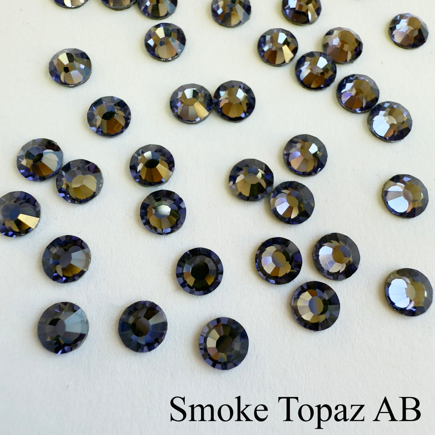 Set your own Preciosa Rose Montees AB Colors 16ss (3.8-4mm) - Pkg of 25 settings + 25 flat back Preciosa Rhinestones