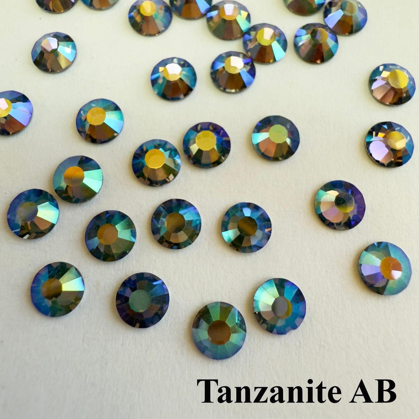 Set your own Preciosa Rose Montees AB Colors 16ss (3.8-4mm) - Pkg of 25 settings + 25 flat back Preciosa Rhinestones