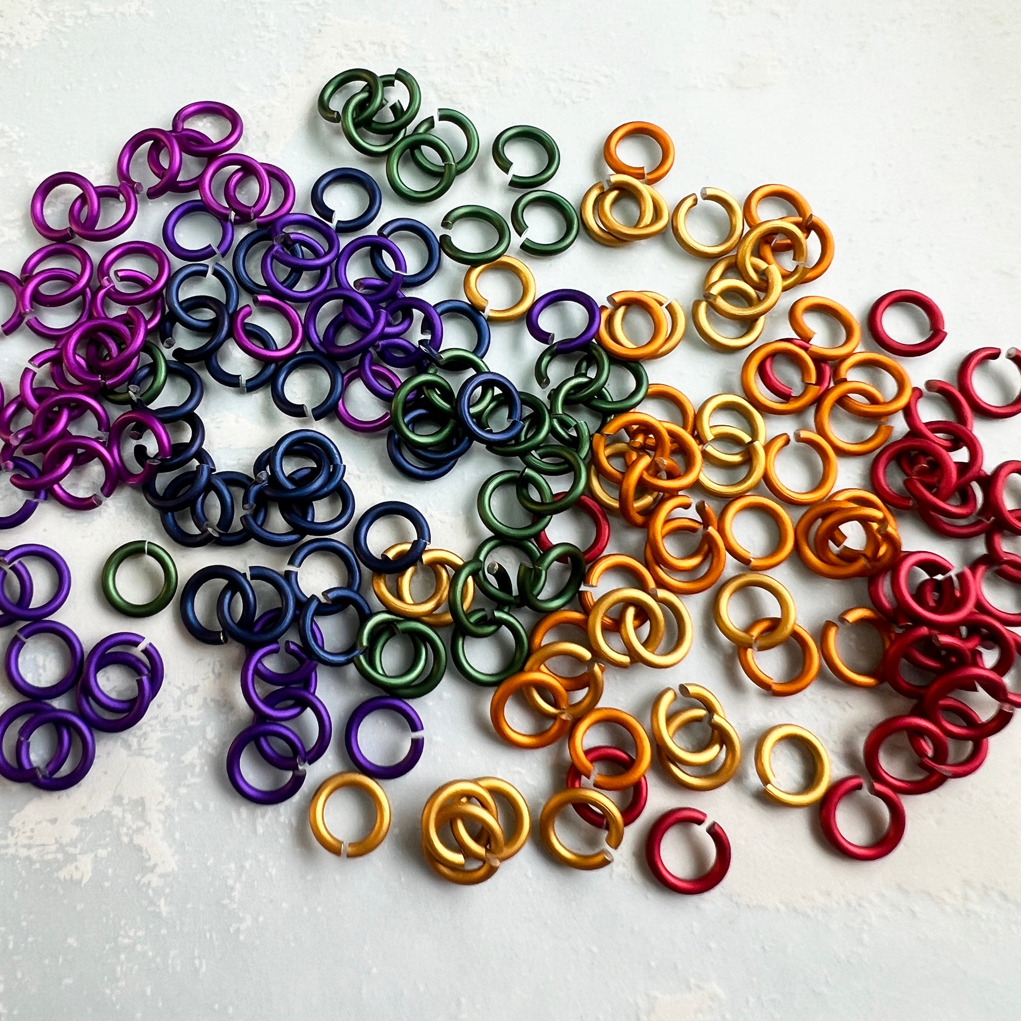 Rainbow on sale jump rings