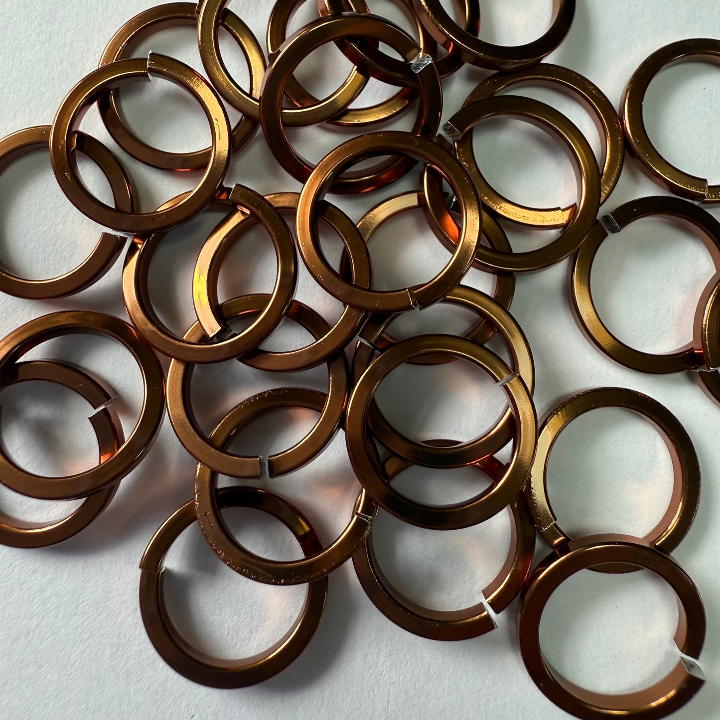 Square 16g 3/8" Jump Rings (SWG)