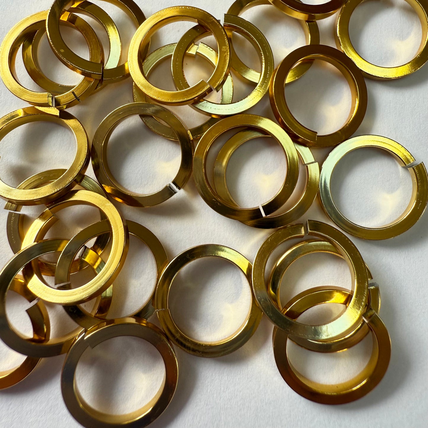 Square 16g 3/8" Jump Rings (SWG)