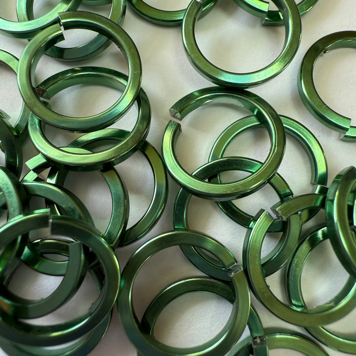 Square 16g 3/8" Jump Rings (SWG)