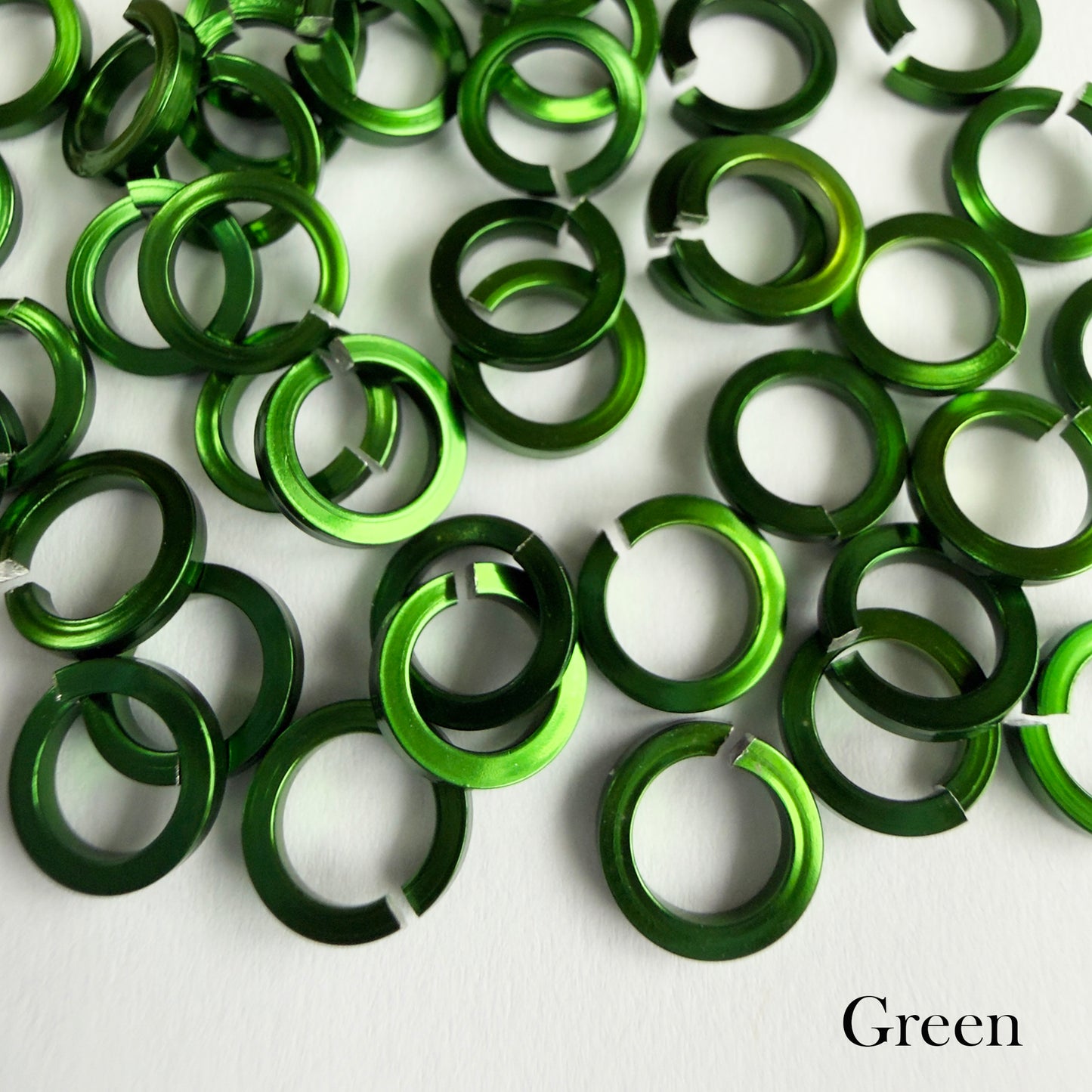 Jump Rings AA SQUARE 16g 5/16" (SWG) ID: 8.3mm - choose color - Package of 50