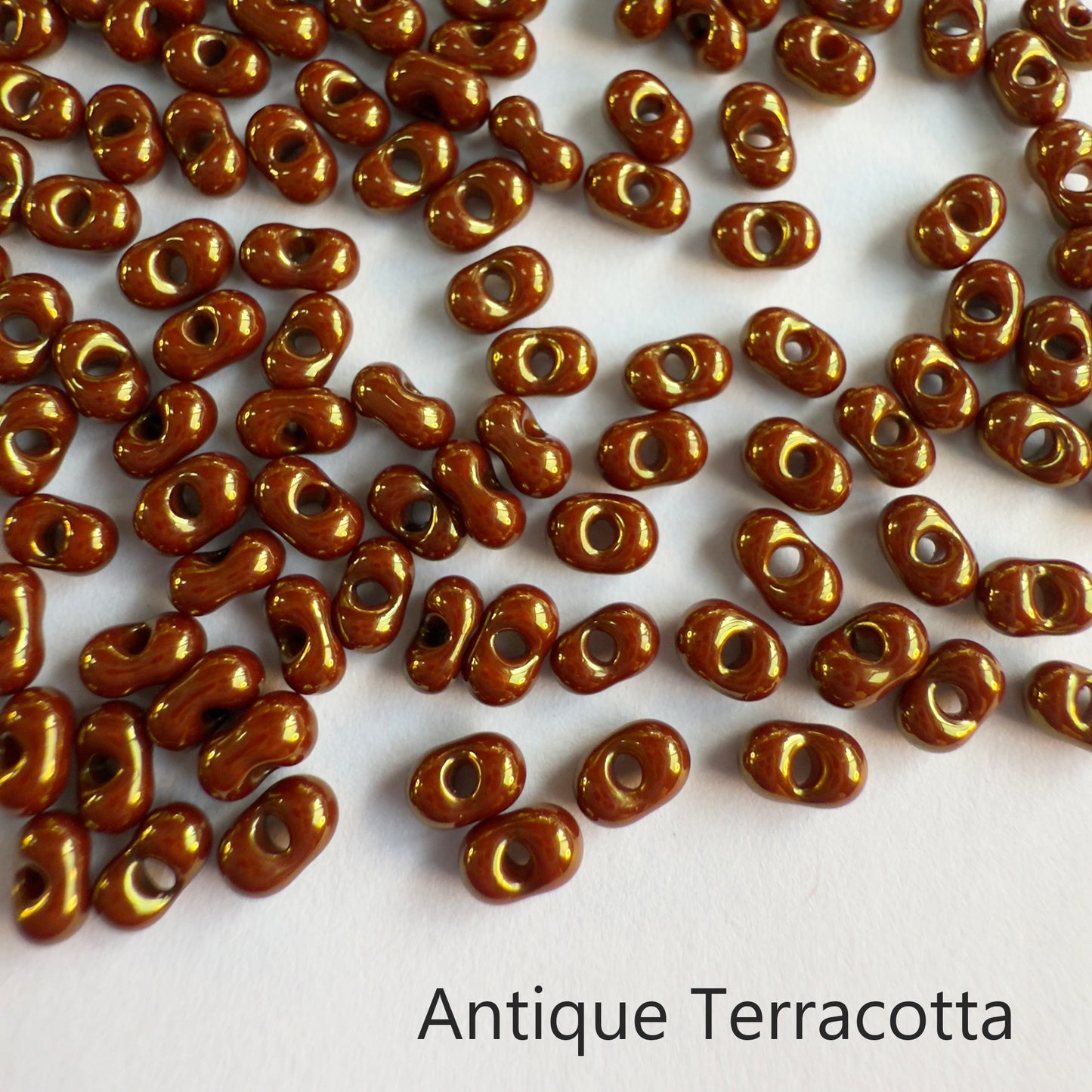 Matsuno Peanut Beads (10 grams) 2mm x 4mm glass seed beads - choose color