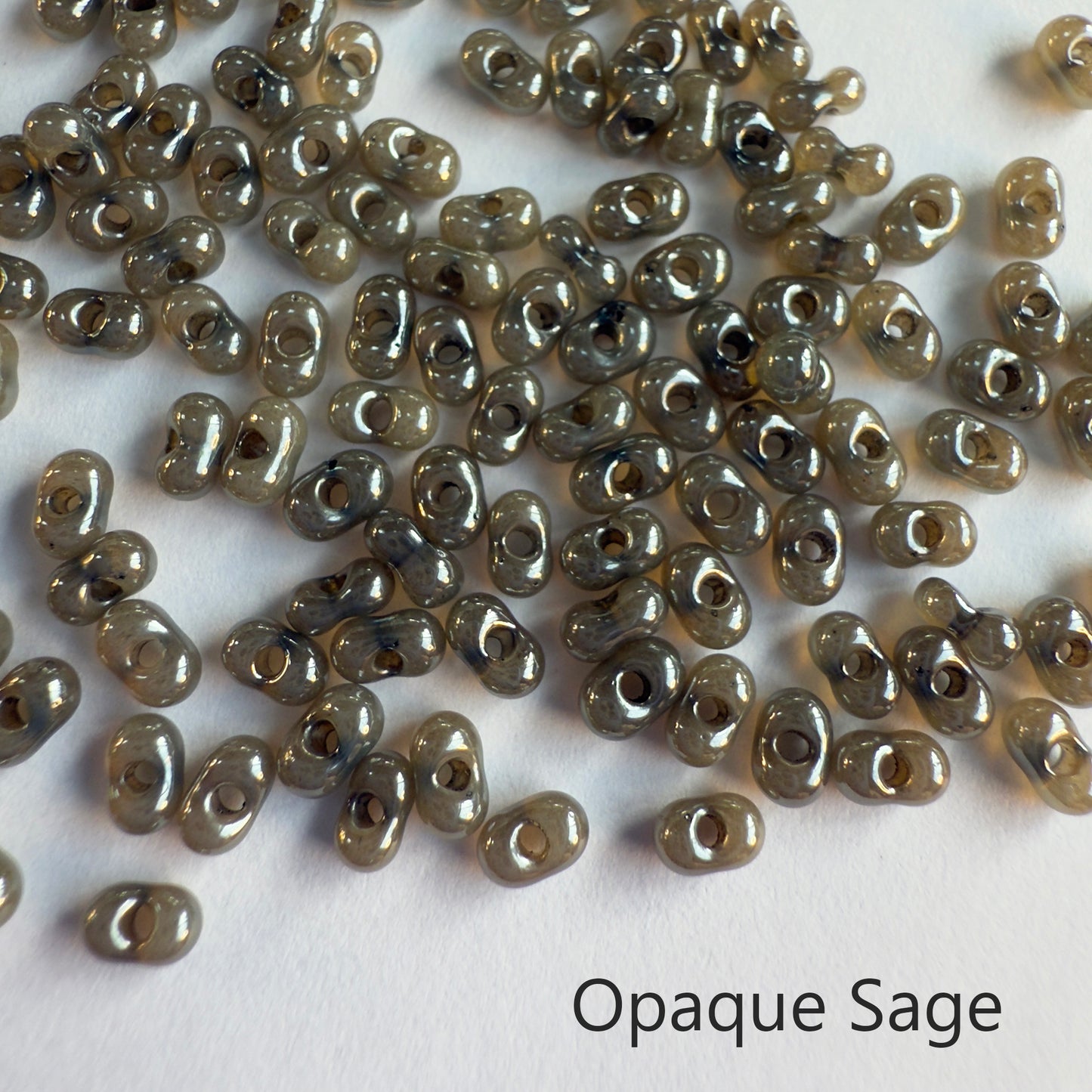 Matsuno Peanut Beads (10 grams) 2mm x 4mm glass seed beads - choose color