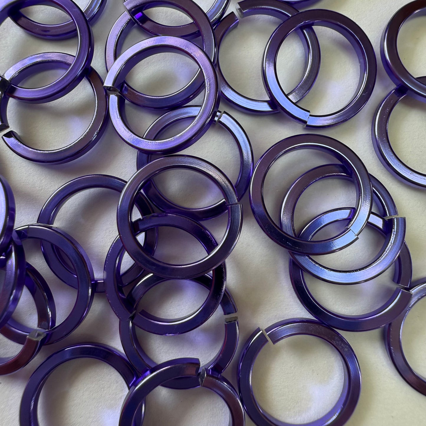 Square 16g 3/8" Jump Rings (SWG)