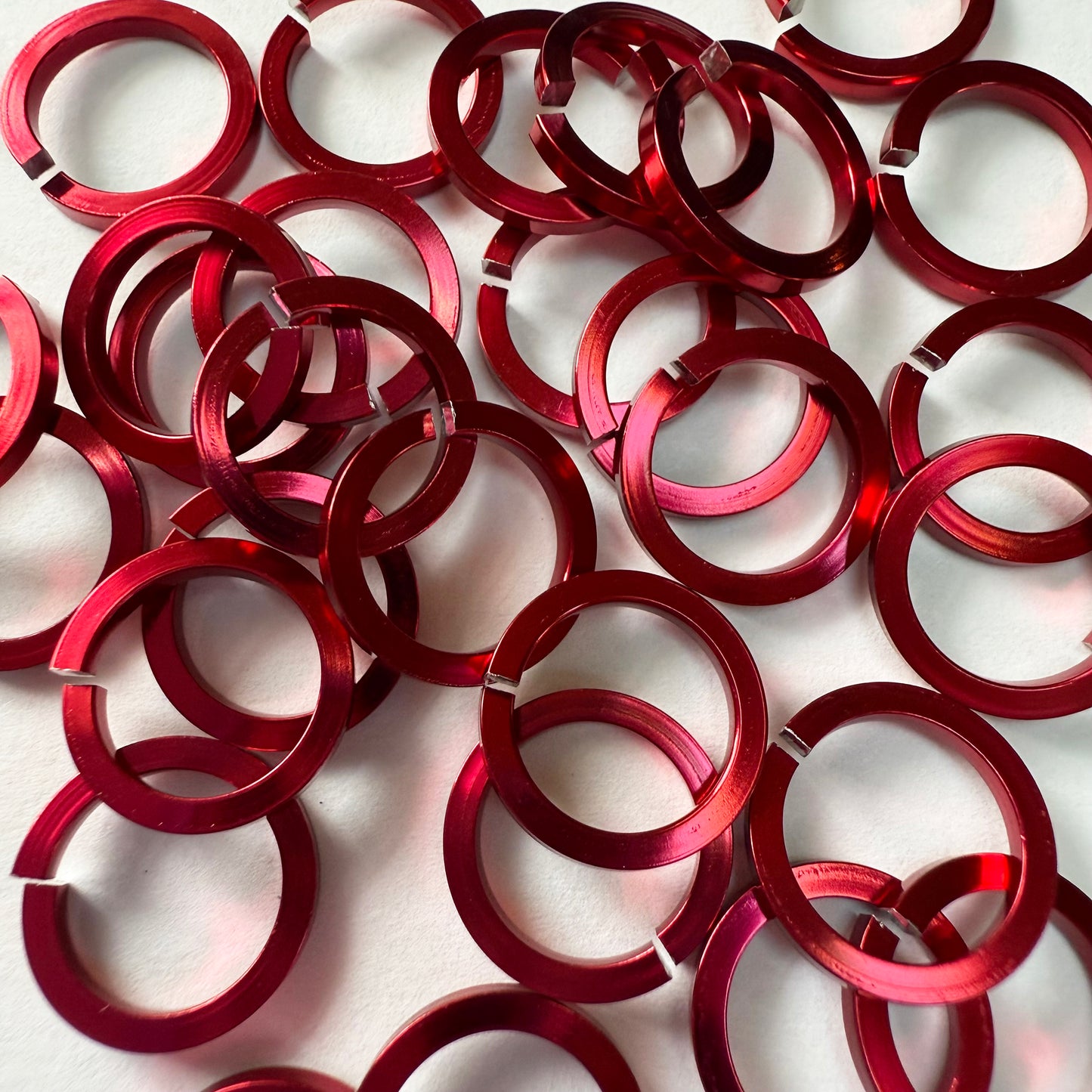 Square 16g 3/8" Jump Rings (SWG)