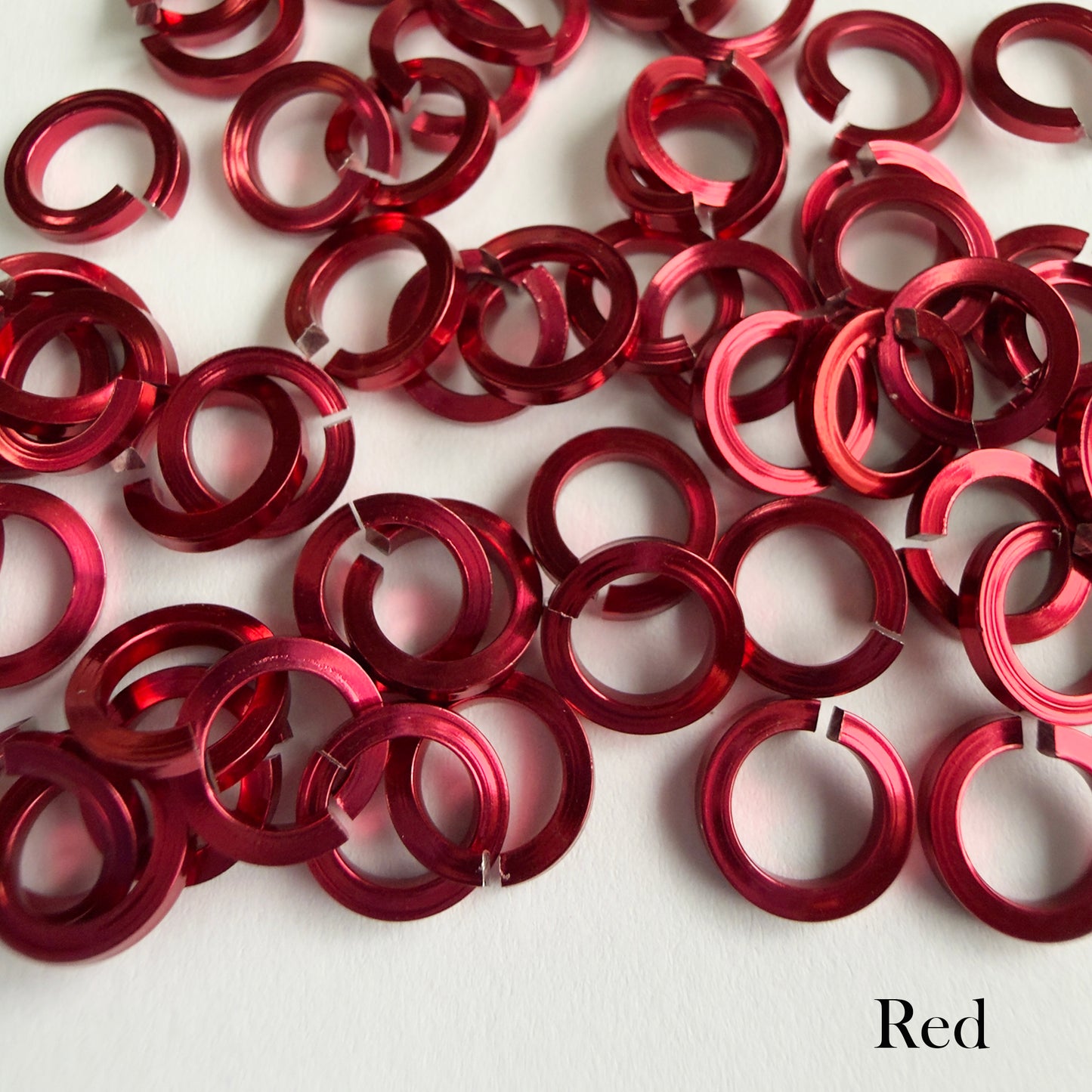 Jump Rings AA SQUARE 16g 5/16" (SWG) ID: 8.3mm - choose color - Package of 50