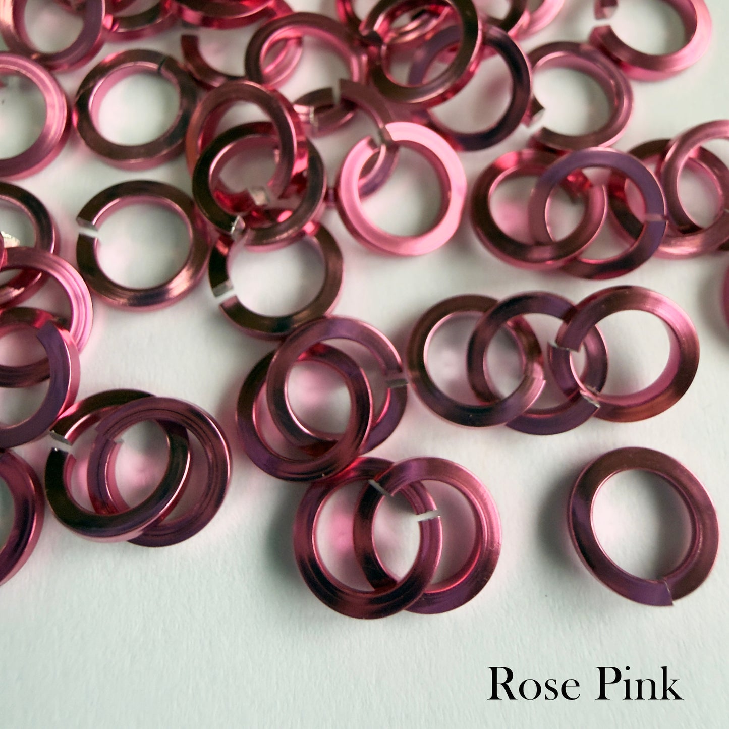 Jump Rings AA SQUARE 16g 5/16" (SWG) ID: 8.3mm - choose color - Package of 50