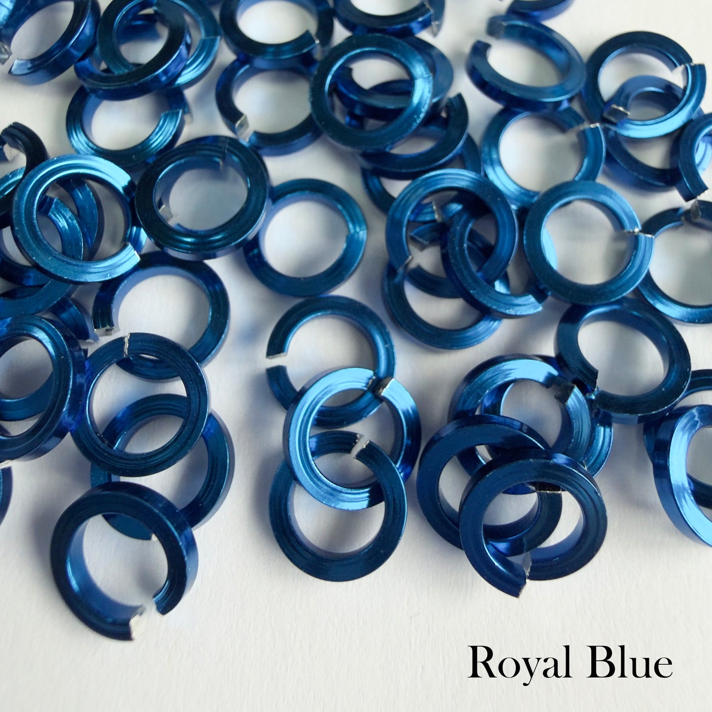 Jump Rings AA SQUARE 16g 5/16" (SWG) ID: 8.3mm - choose color - Package of 50