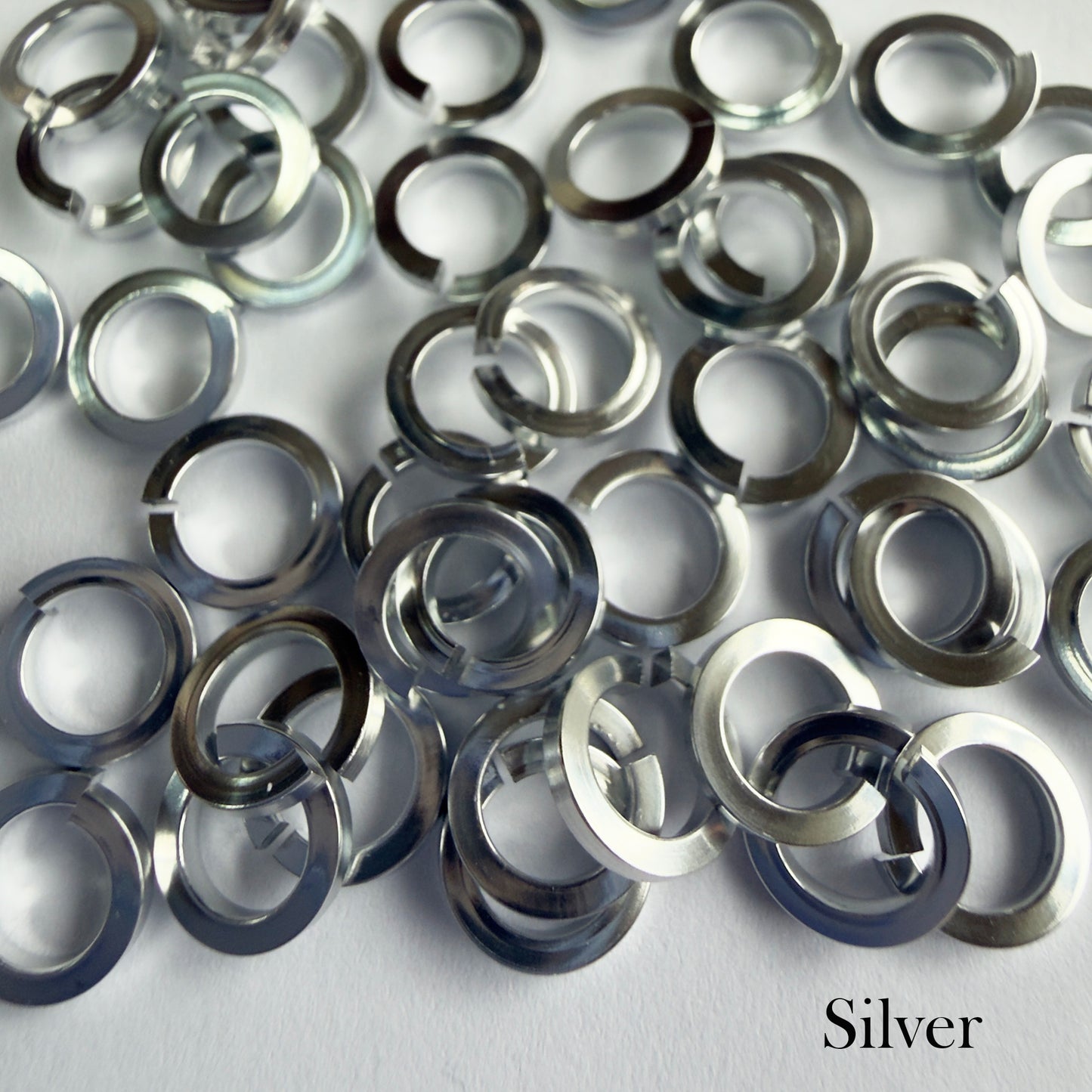 Jump Rings AA SQUARE 16g 5/16" (SWG) ID: 8.3mm - choose color - Package of 50