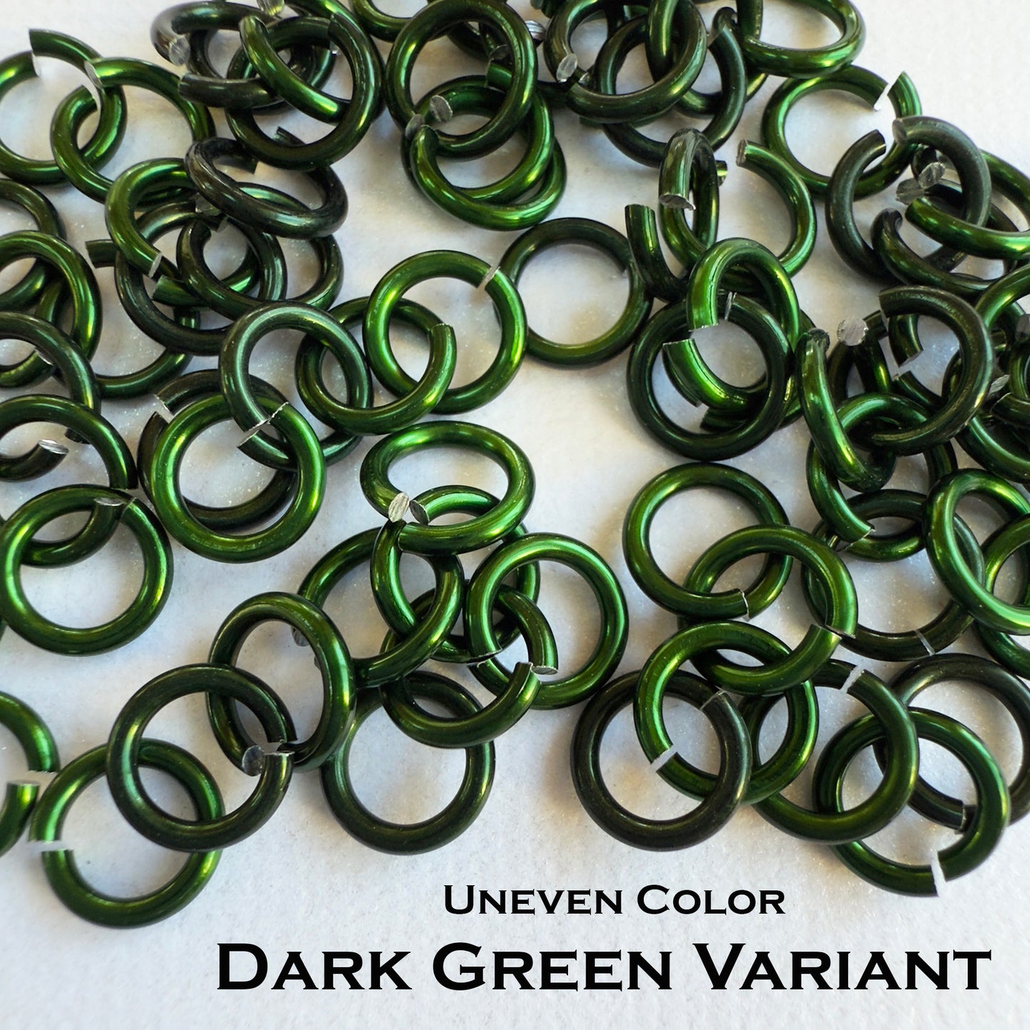 18g 3/16" Jump Rings Shiny (SWG) ID: 5mm - choose color & quantity